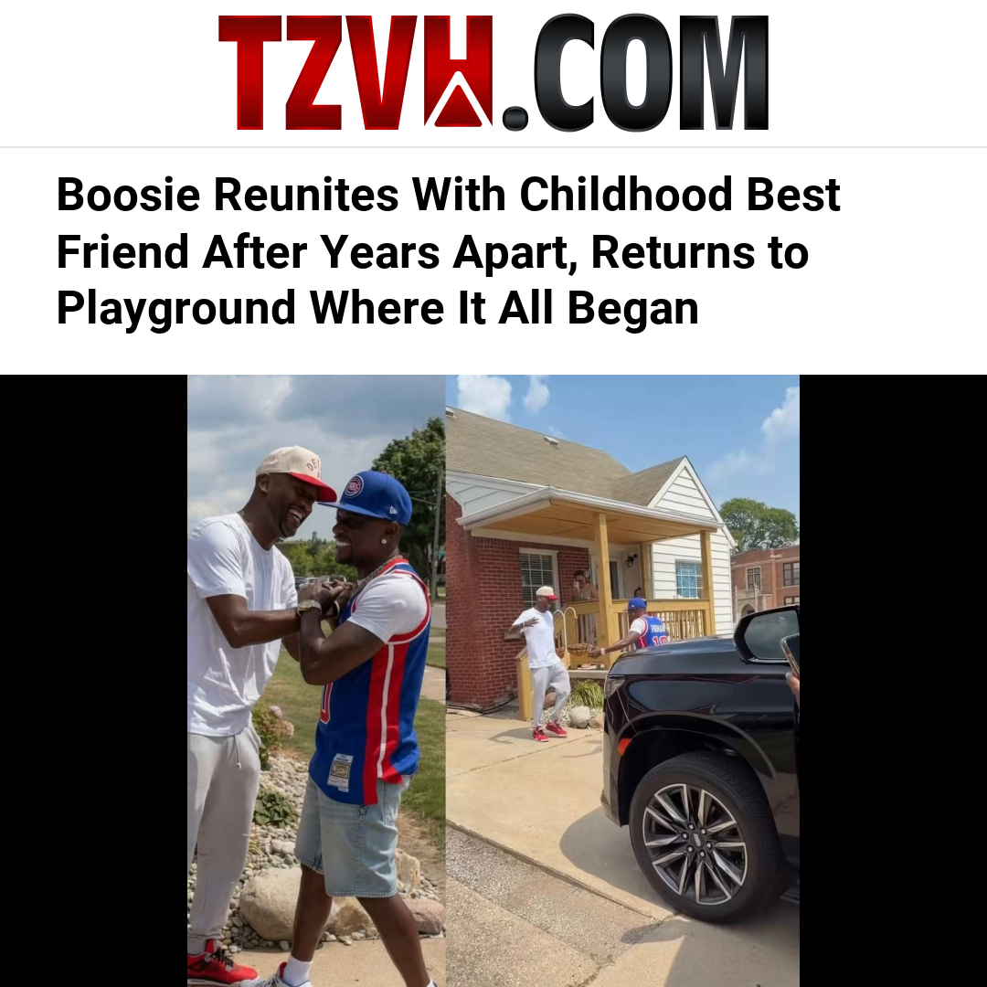 Boosie Reunites With Childhood Best Friend After Years Apart, Returns to Playground Where It All Began