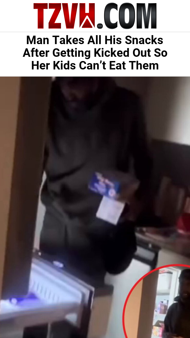 Man Takes All His Snacks After Getting Kicked Out So Her Kids Can’t Eat Them