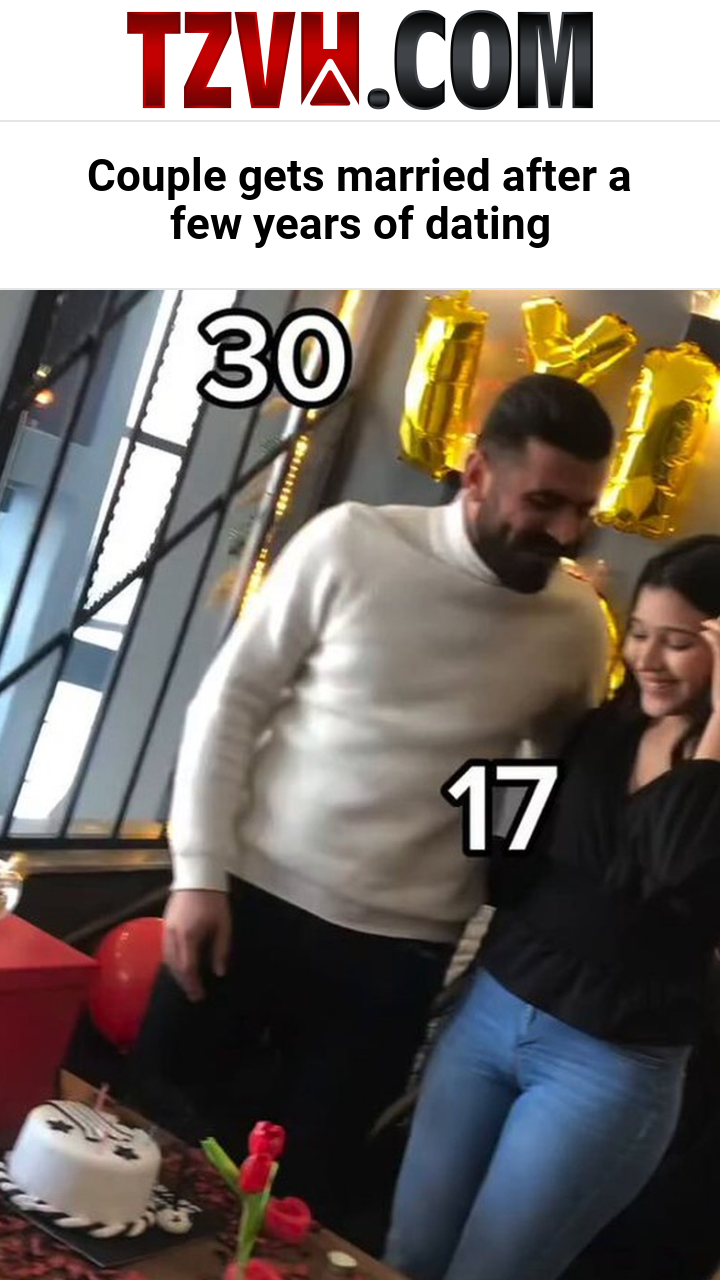 Couple gets married after a few years of dating