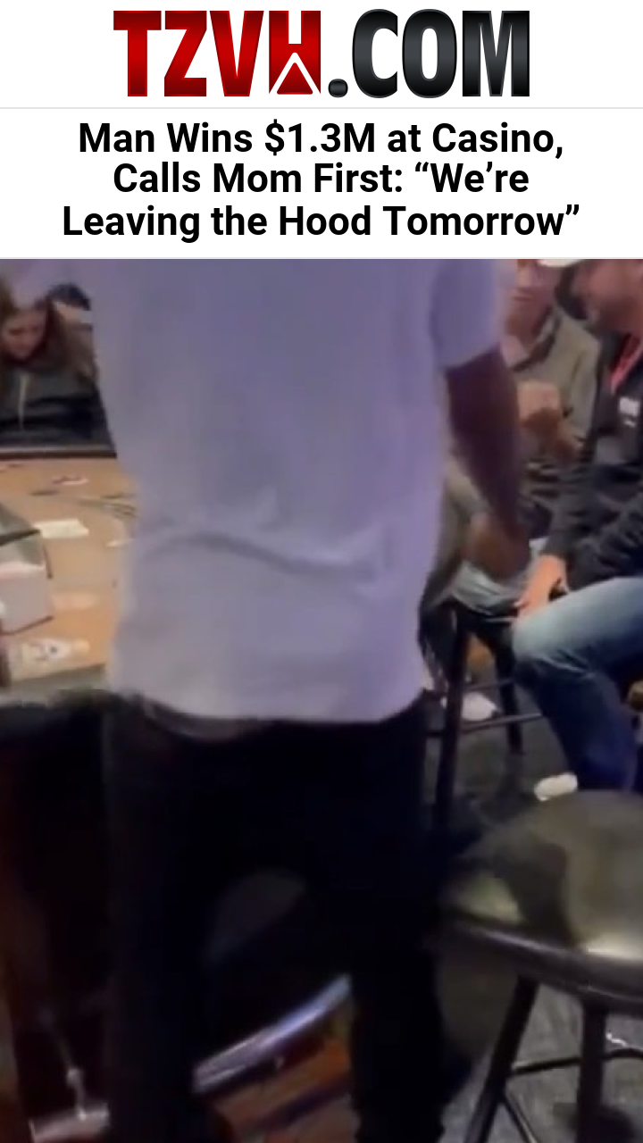 Man Wins $1.3M at Casino, Calls Mom First: “We’re Leaving the Hood Tomorrow”