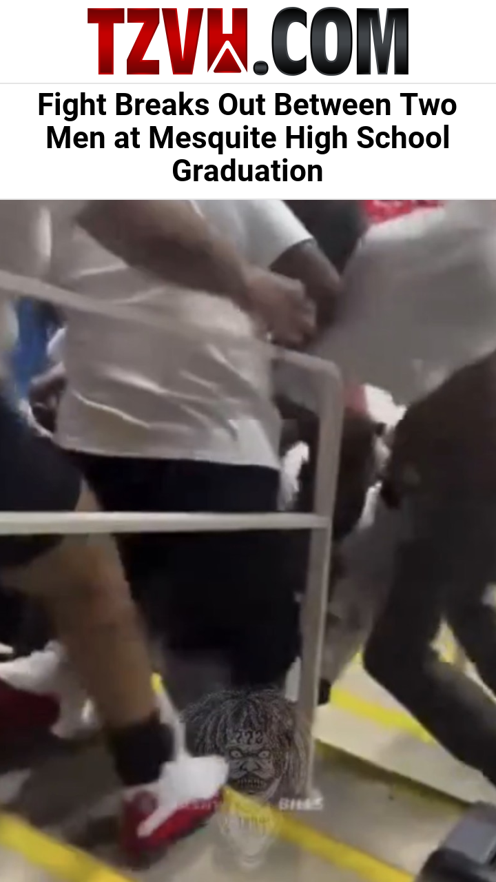 Fight Breaks Out Between Two Men at Mesquite High School Graduation