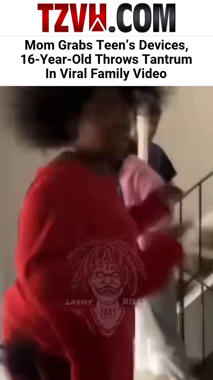Mom Grabs Teen’s Devices, 16-Year-Old Throws Tantrum In Viral Family Video