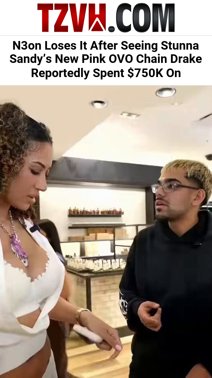 N3on Loses It After Seeing Stunna Sandy’s New Pink OVO Chain Drake Reportedly Spent $750K On