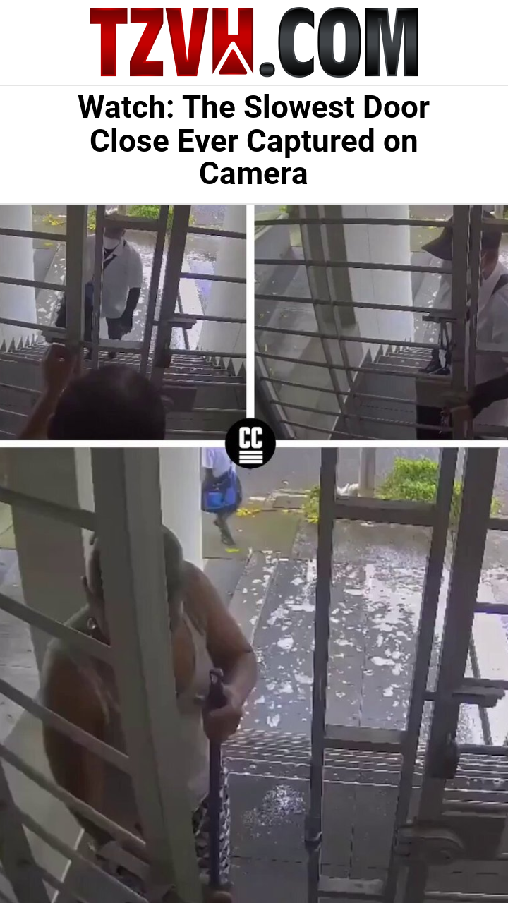 Watch: The Slowest Door Close Ever Captured on Camera