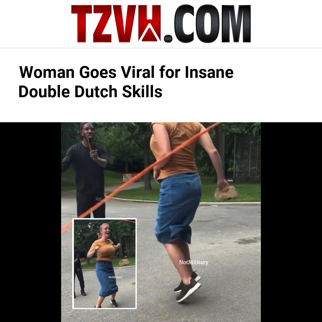 Woman Goes Viral for Insane Double Dutch Skills