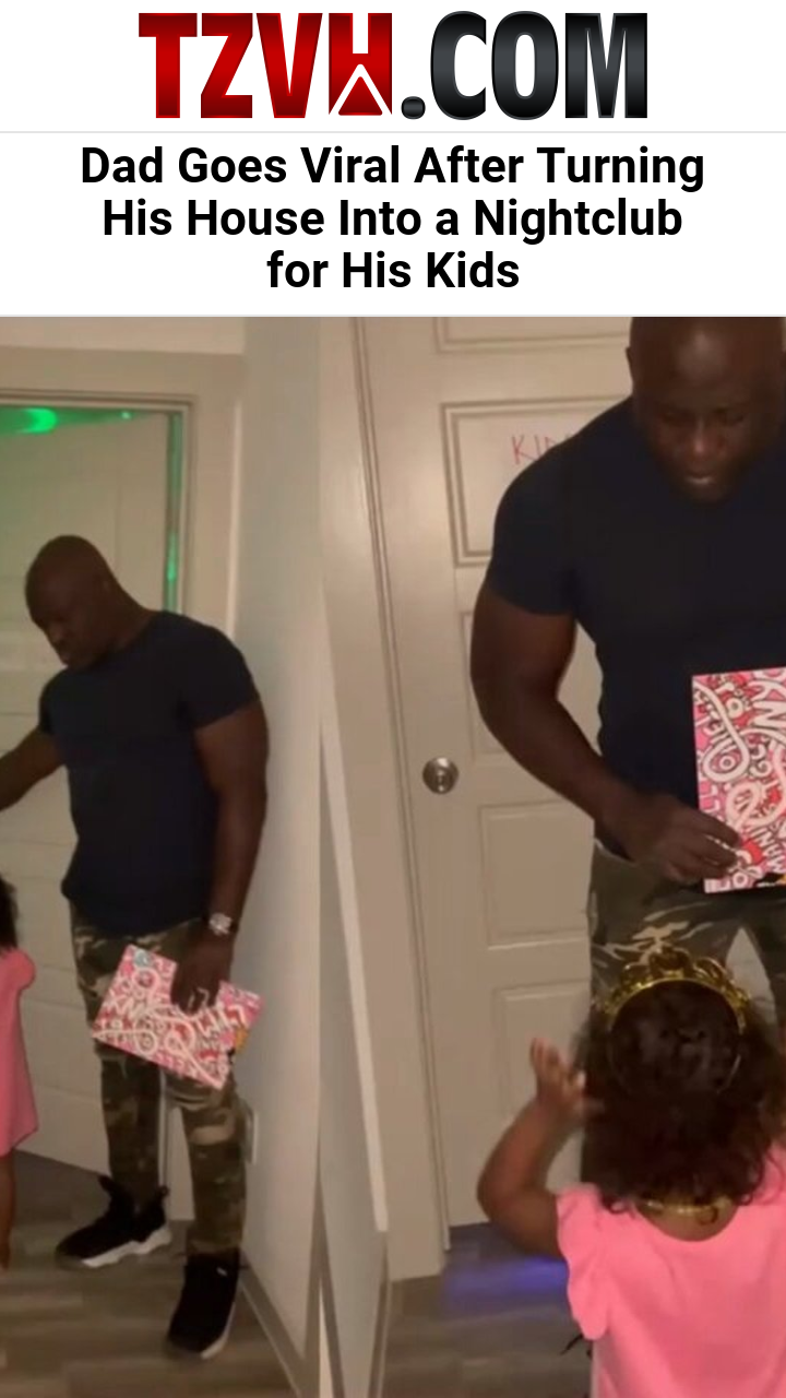 Dad Goes Viral After Turning His House Into a Nightclub for His Kids