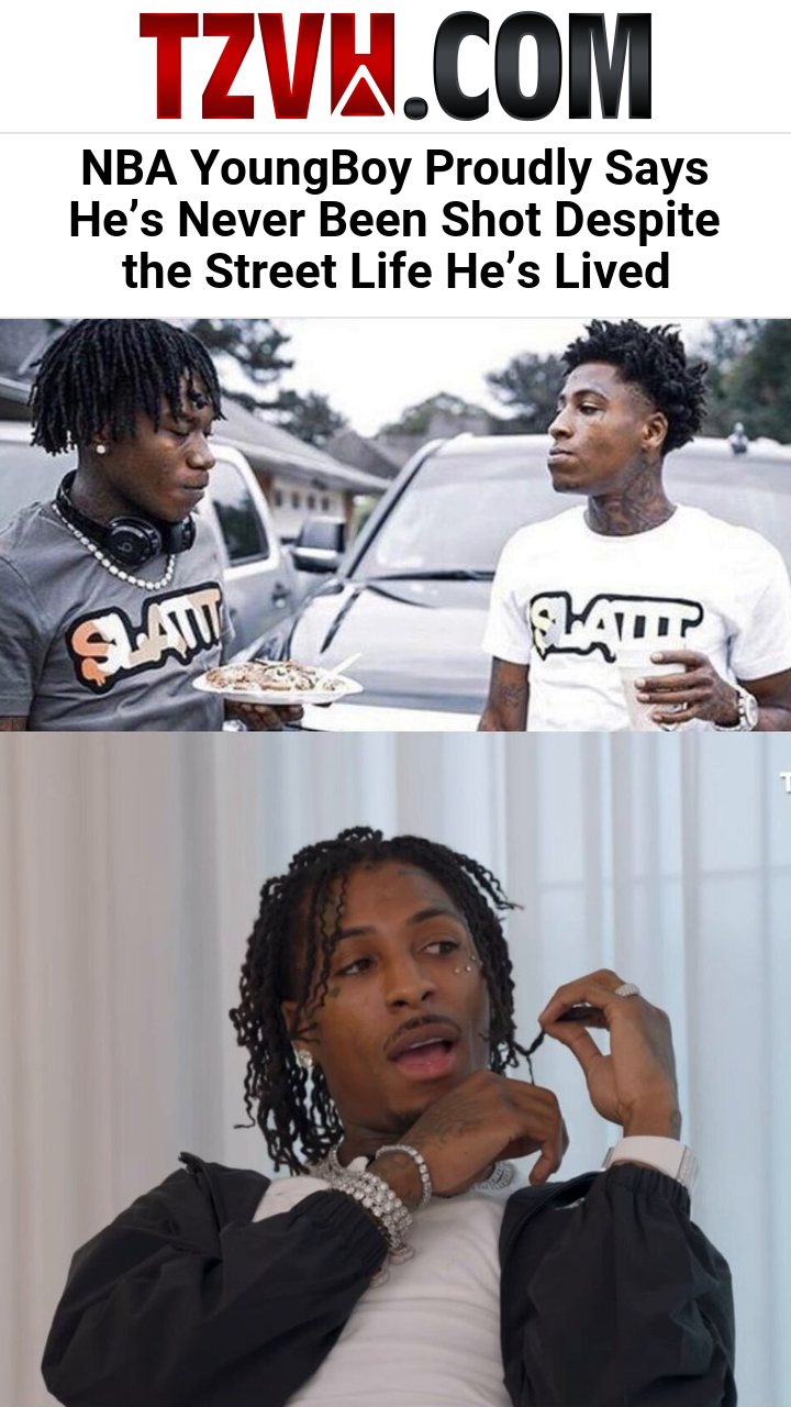 NBA YoungBoy Proudly Says He’s Never Been Shot Despite the Street Life He’s Lived