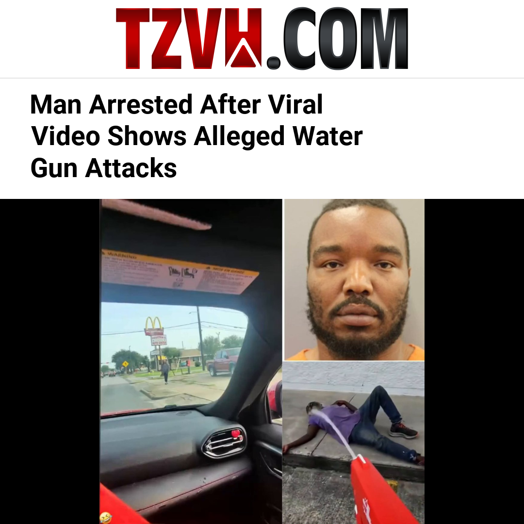 Man Arrested After Viral Video Shows Alleged Water Gun Attacks