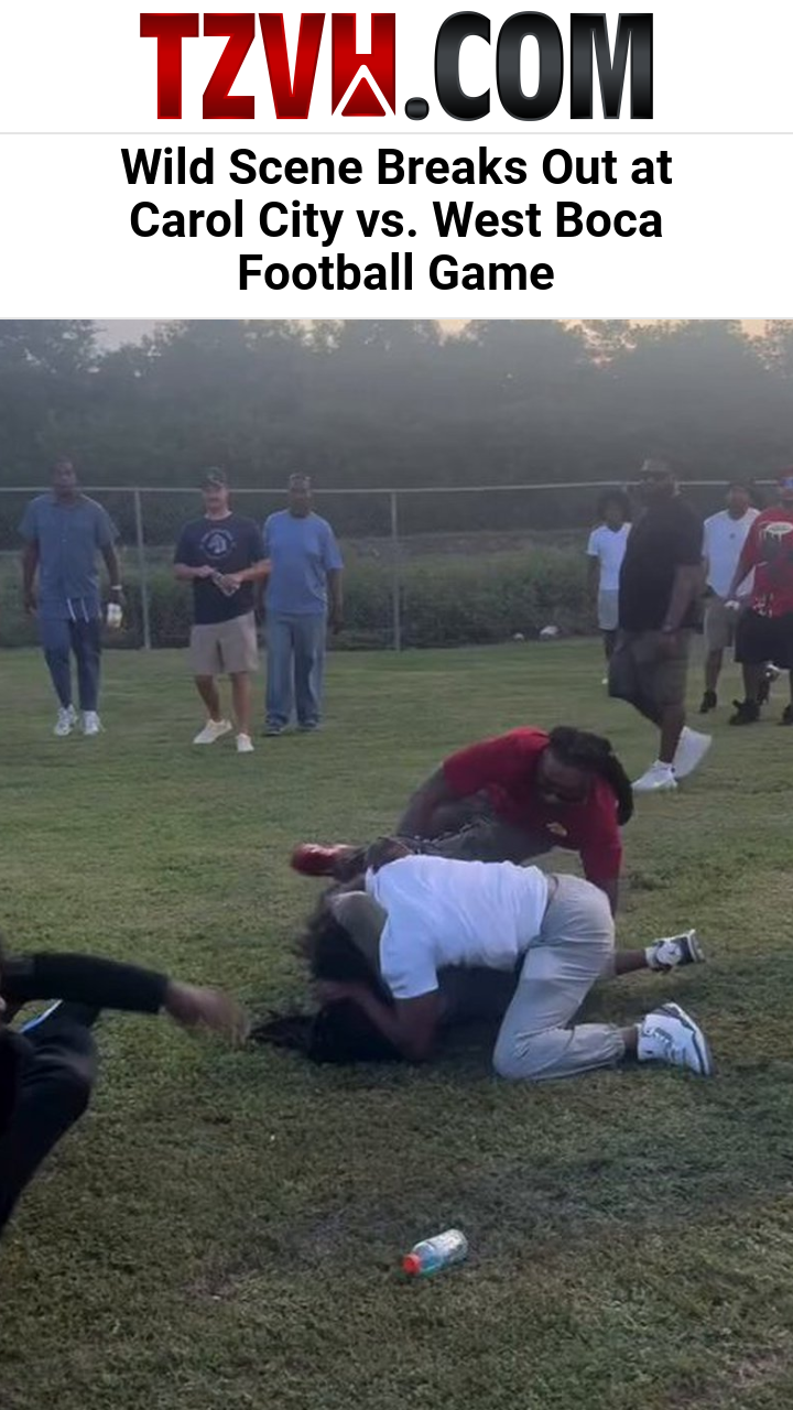 Wild Scene Breaks Out at Carol City vs. West Boca Football Game
