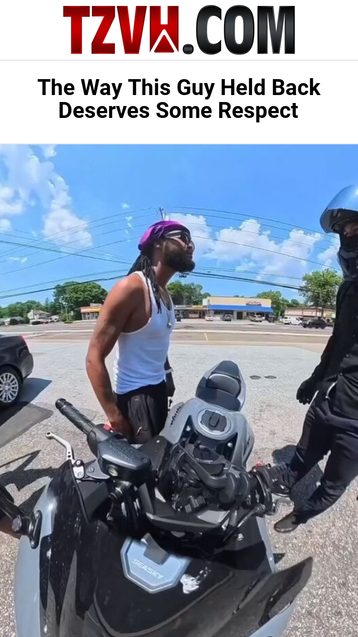 The Way This Guy Held Back Deserves Some Respect