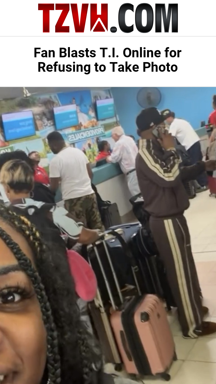 Fan Blasts T.I. Online for Refusing to Take Photo