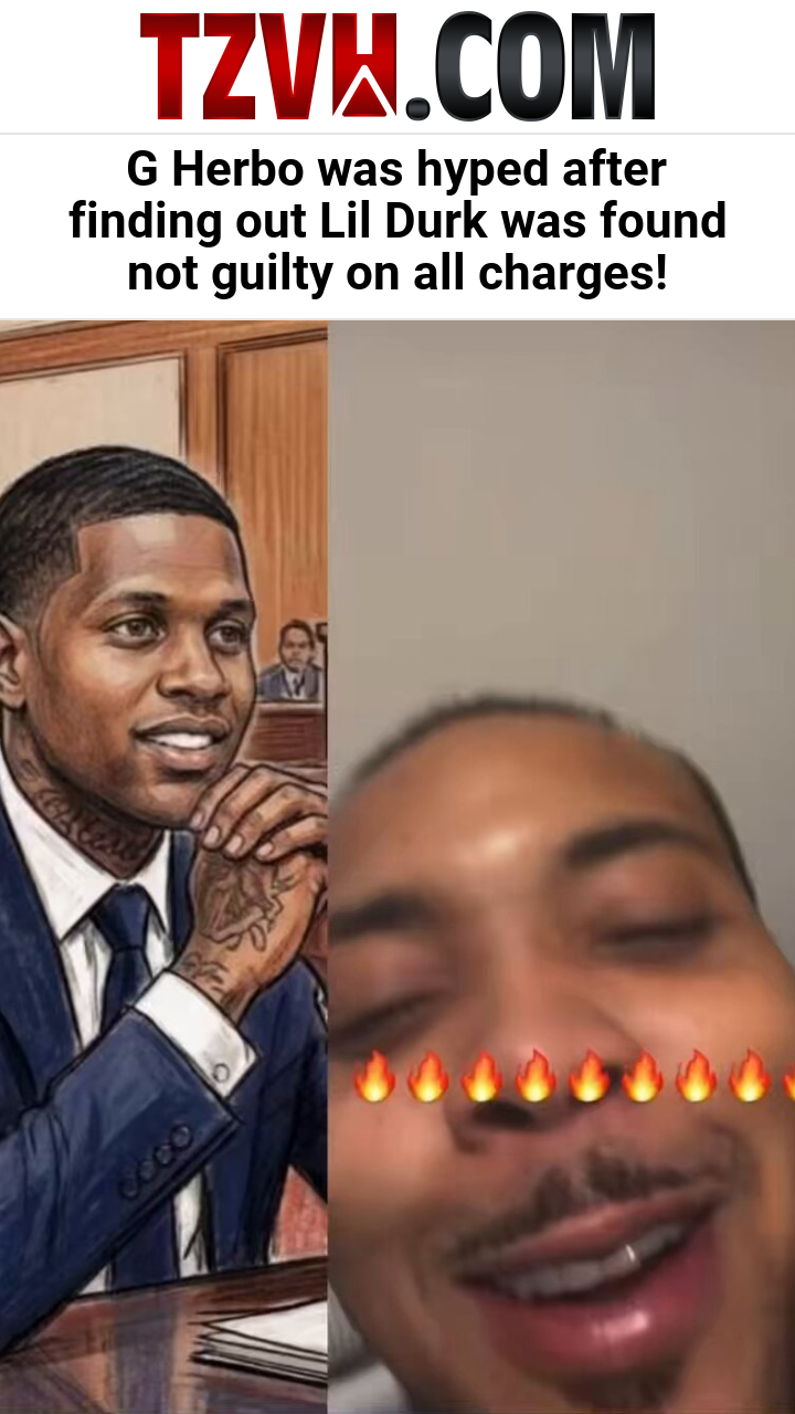 G Herbo was hyped after finding out Lil Durk was found not guilty on all charges!