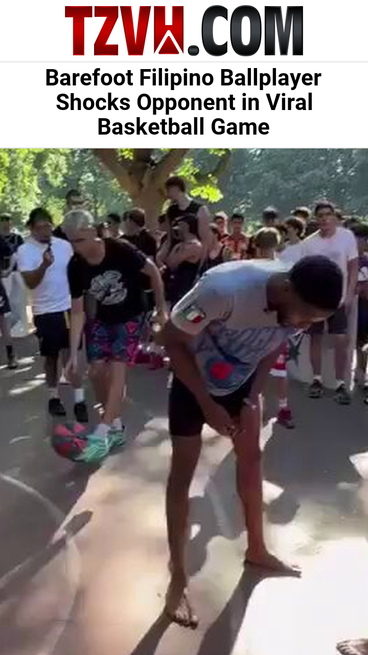 Barefoot Filipino Ballplayer Shocks Opponent in Viral Basketball Game