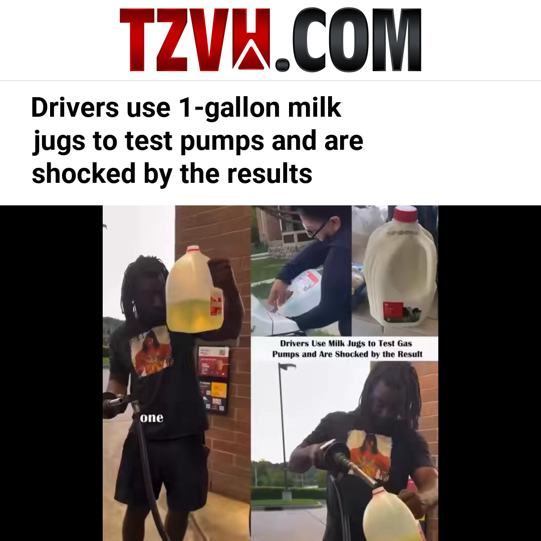 Drivers use 1-gallon milk jugs to test pumps and are shocked by the results