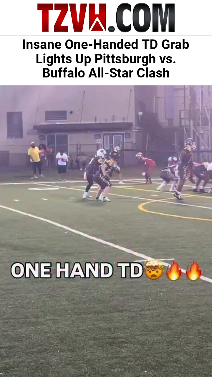 Insane One-Handed TD Grab Lights Up Pittsburgh vs. Buffalo All-Star Clash