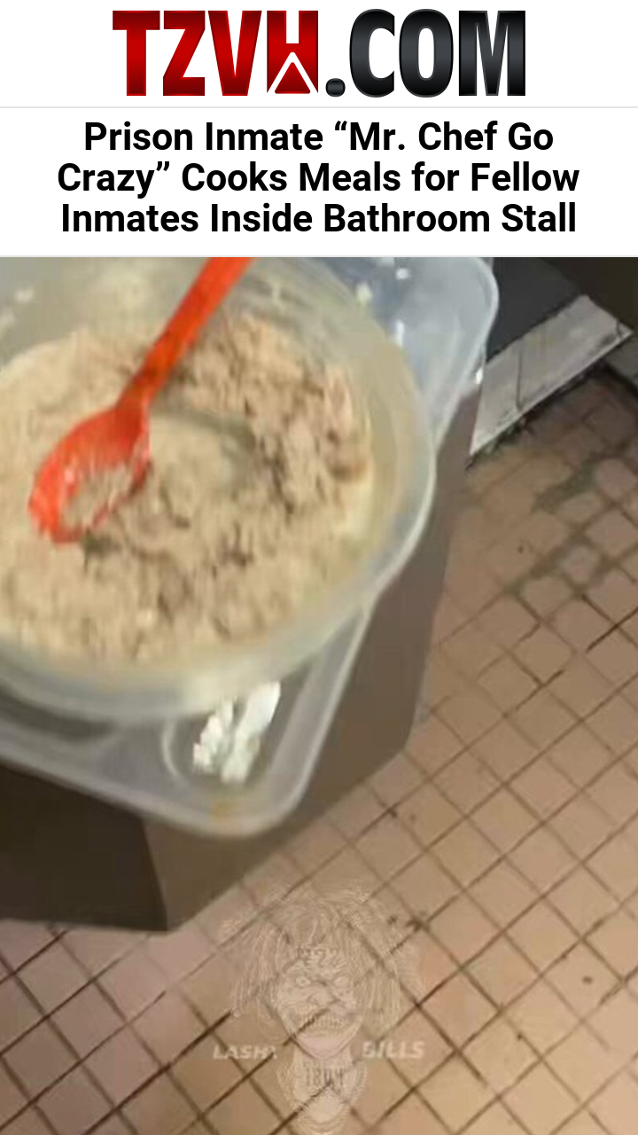 Prison Inmate “Mr. Chef Go Crazy” Cooks Meals for Fellow Inmates Inside Bathroom Stall