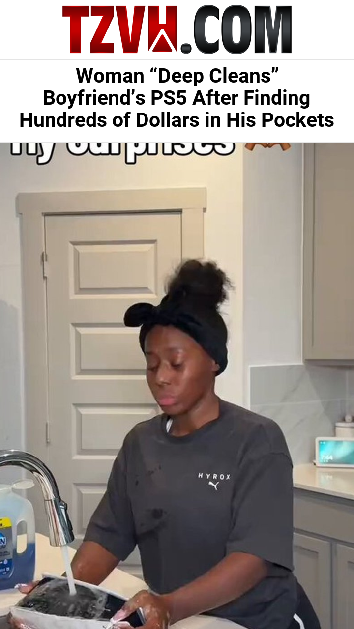 Woman “Deep Cleans” Boyfriend’s PS5 After Finding Hundreds of Dollars in His Pockets