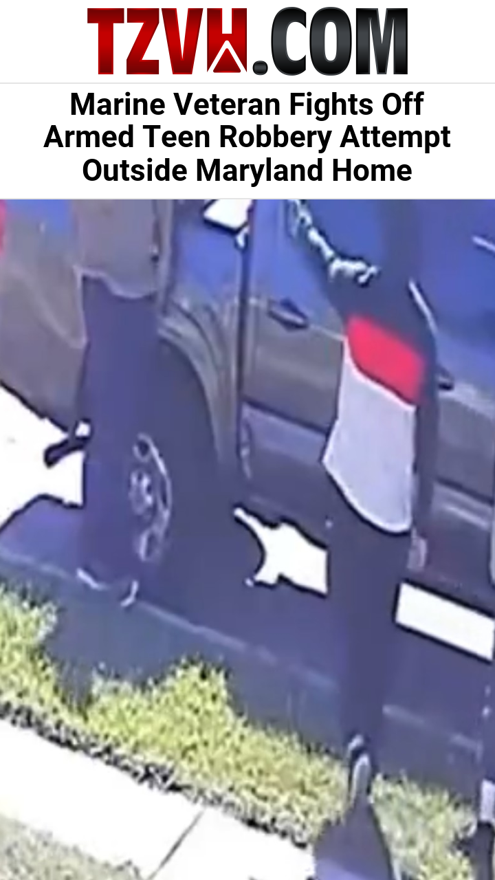 Marine Veteran Fights Off Armed Teen Robbery Attempt Outside Maryland Home