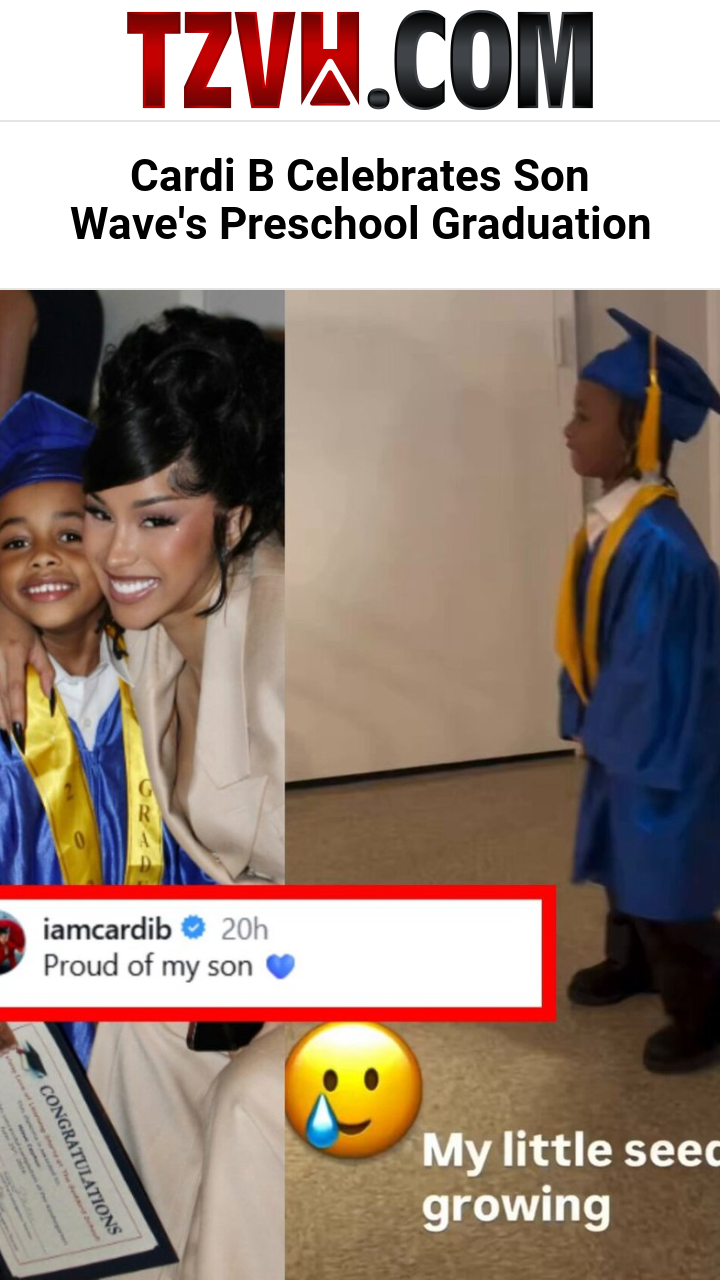 Cardi B Celebrates Son Wave's Preschool Graduation