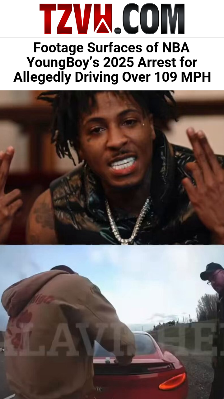 Footage Surfaces of NBA YoungBoy’s 2025 Arrest for Allegedly Driving Over 109 MPH