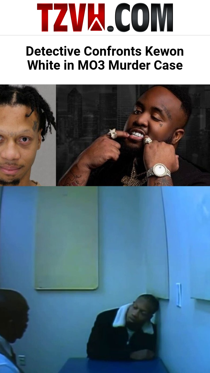 Detective Confronts Kewon White in MO3 Murder Case