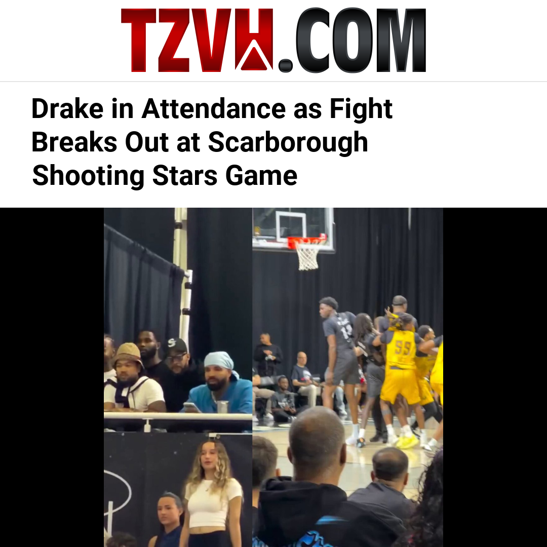 Drake in Attendance as Fight Breaks Out at Scarborough Shooting Stars Game