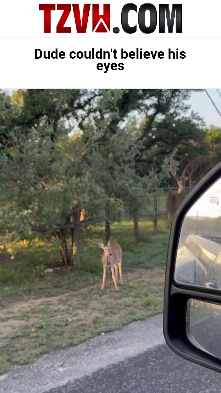 Dude couldn't believe his eyes