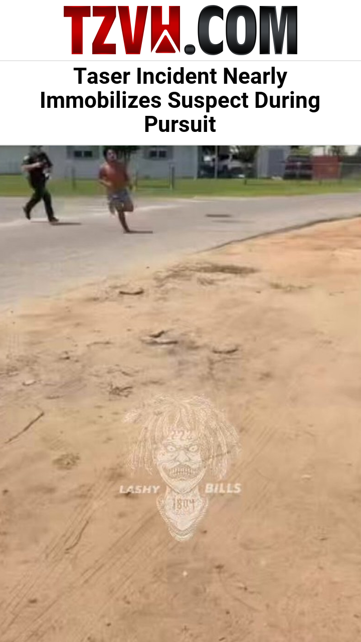 Taser Incident Nearly Immobilizes Suspect During Pursuit