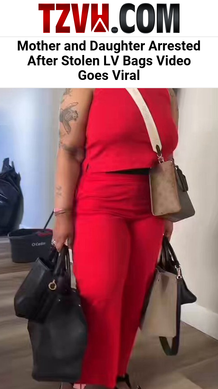 Mother and Daughter Arrested After Stolen LV Bags Video Goes Viral