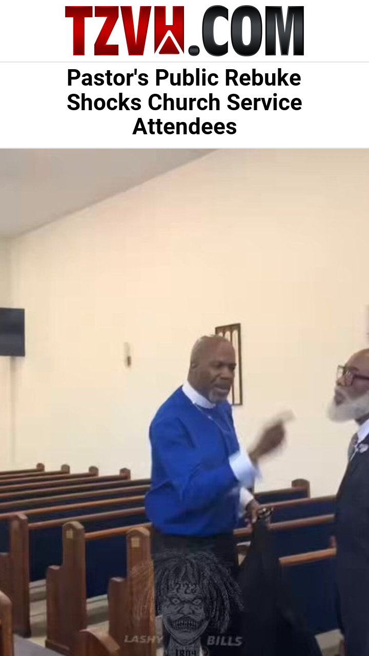 Pastor's Public Rebuke Shocks Church Service Attendees