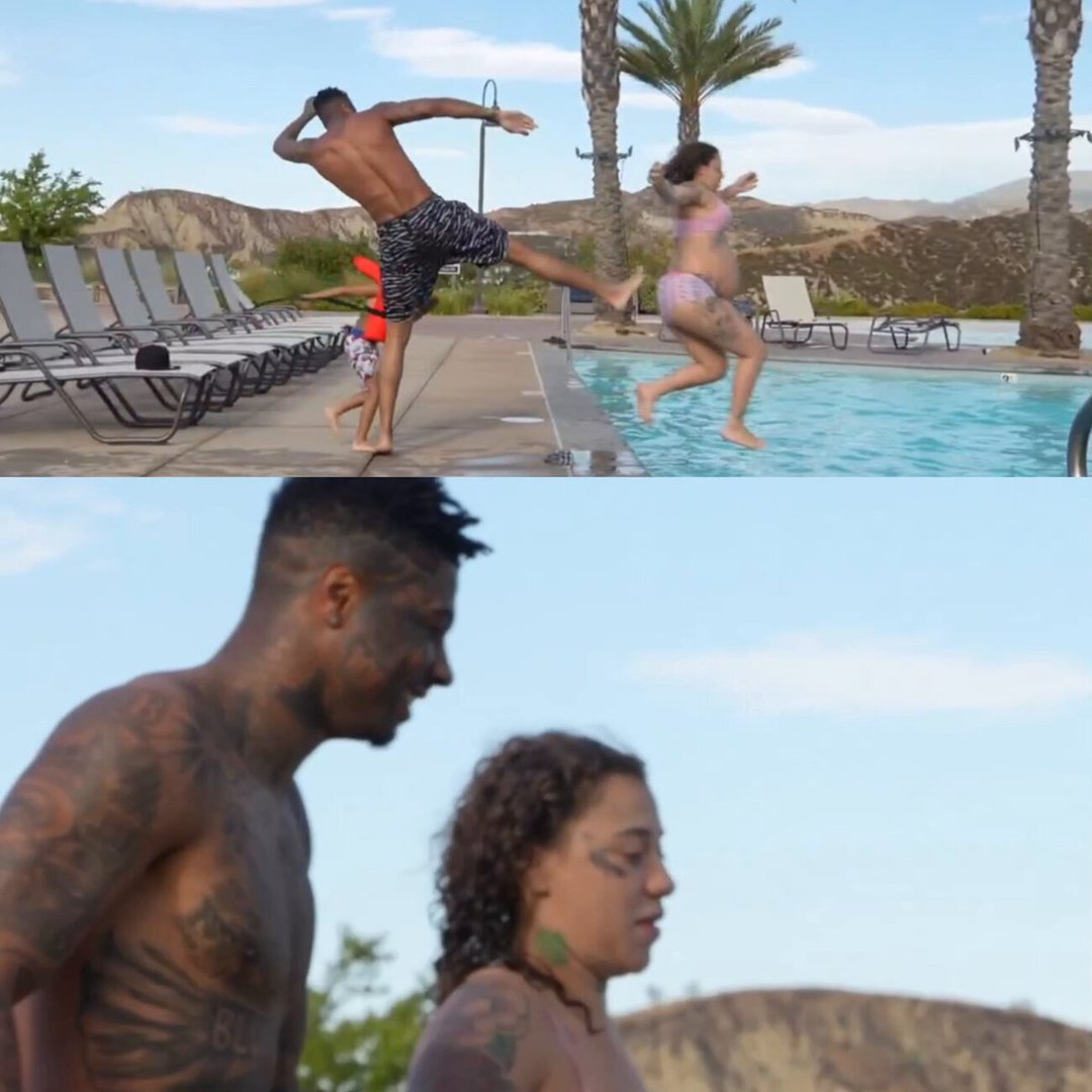 Police Respond to Blueface’s Home After Report Alleges He Kicked Pregnant BM Nevaeh Into Pool During Live