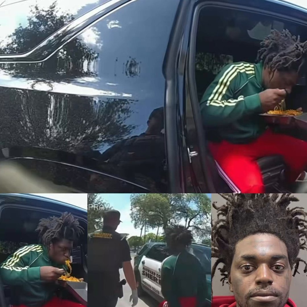 Kodak Black respectfully made police wait until he finished his plate of food before they arrested him
