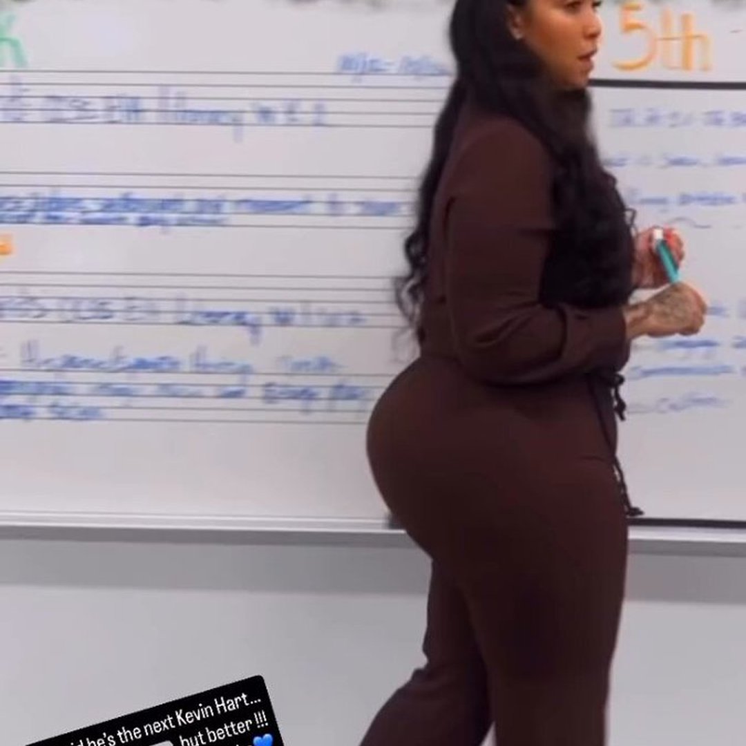 Teacher faces criticism for her outfit.