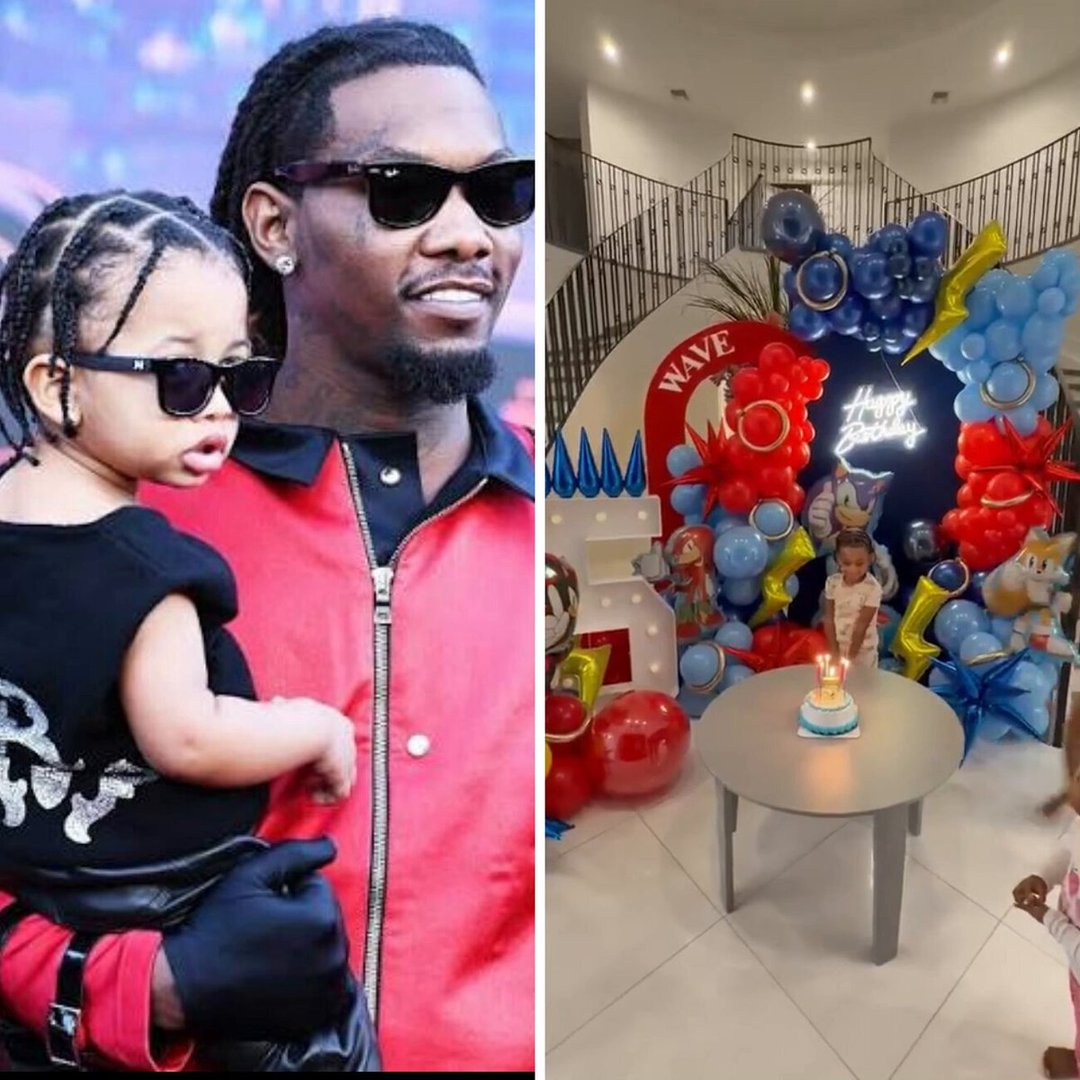 Offset Attends Son Wave’s 5th Birthday After His Heartfelt Wish