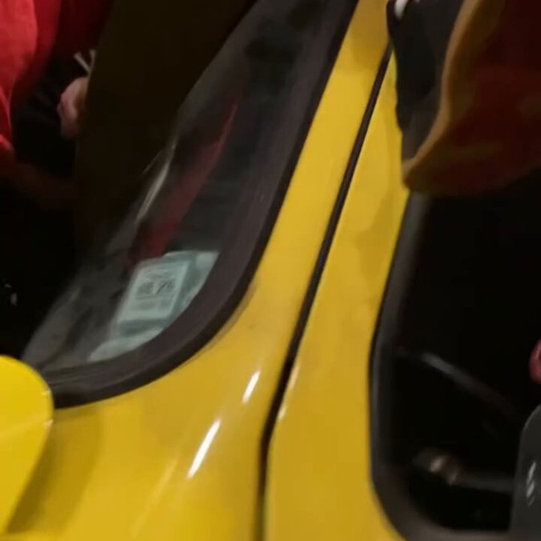 Stranded NYC trucker as Knicks fans swarm his rig and trash nearby cars