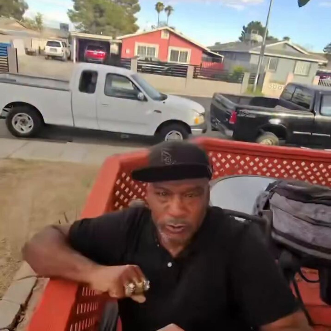 Aaron the Plumber fought a man he accused of beating his mom.