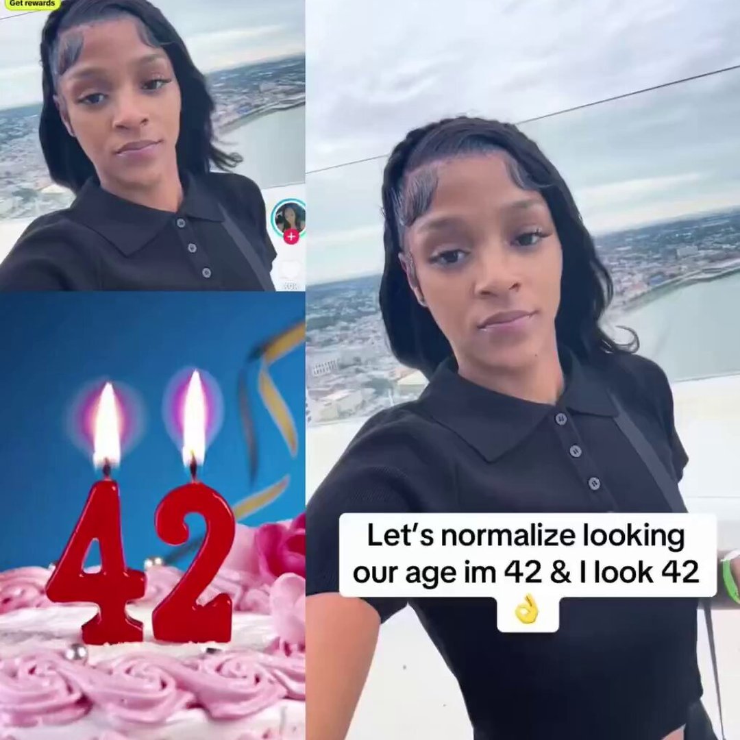 Woman goes viral after revealing she's 42 years old!