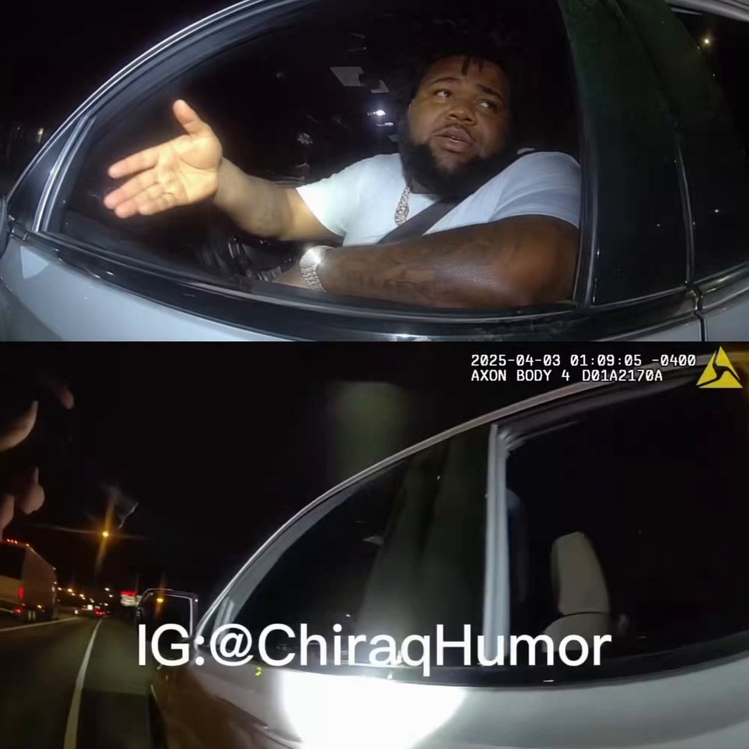Cop Gets Hyped After Realizing He Pulled Over Rod Wave
