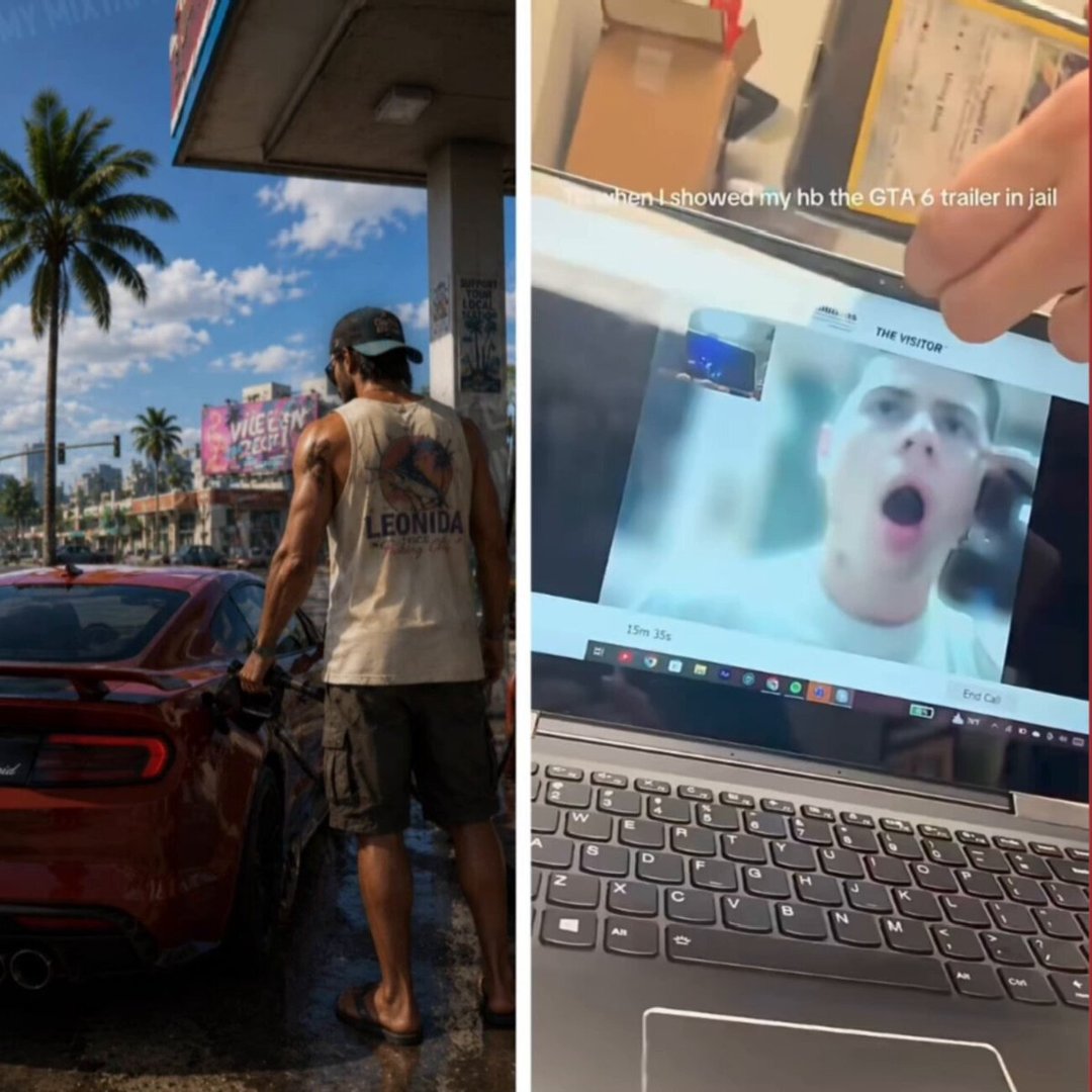 Man Shows His Locked-Up Friend the GTA 6 Trailer