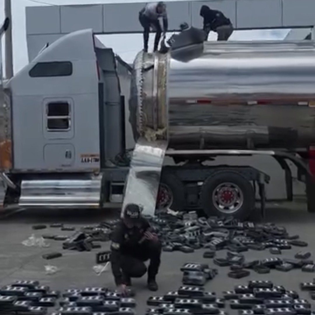 Major Drug Bust: Multiple Cocaine Packages Seized from Tank Trailers