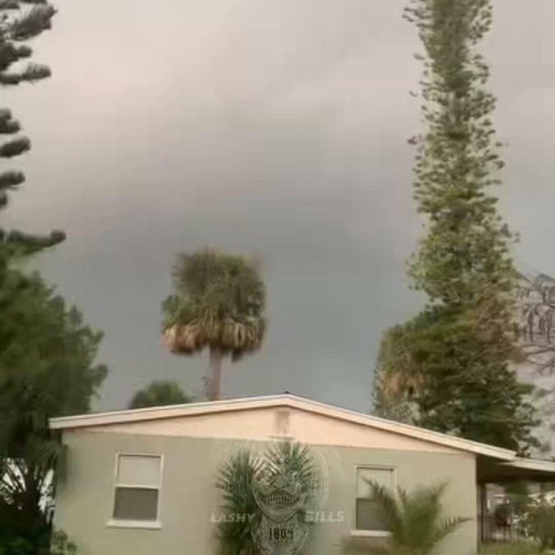Dramatic Lightning Strikes Captured Over Suburban Neighborhood
