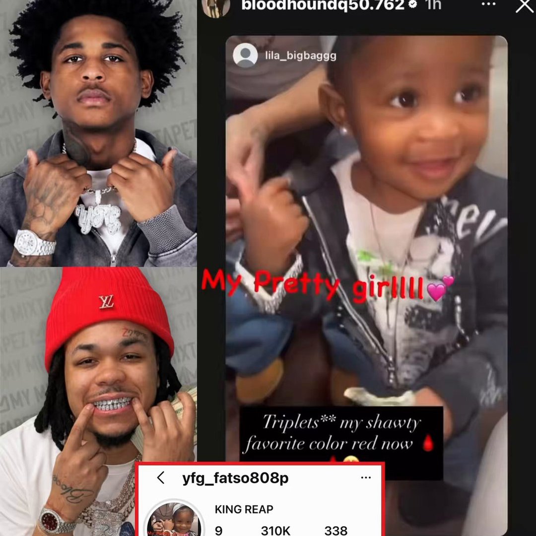 YFG Fatso Changes His IG Profile Photo to Q50 Playing With His Daughter and Letting Her Wear His Jewelry