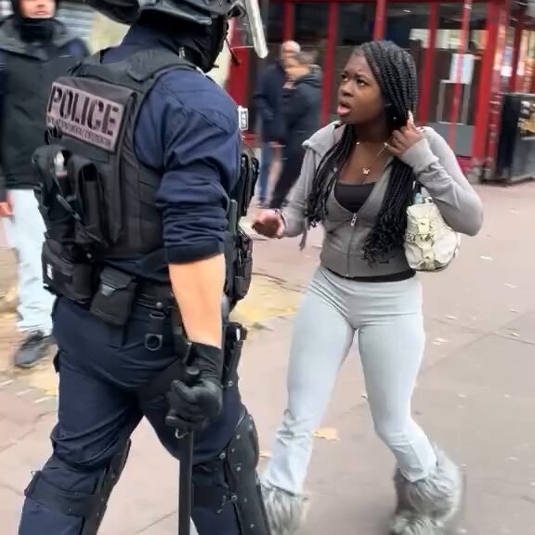 French Police Accused of Striking Woman Unprovoked During Protests Over High Cost of Living