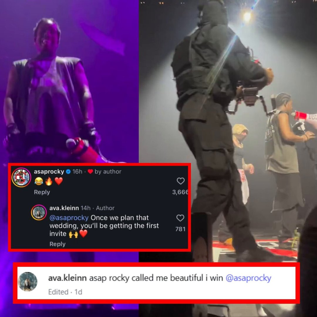 A$AP Rocky Turns Concert Into Engagement Moment, Lands Wedding Invite