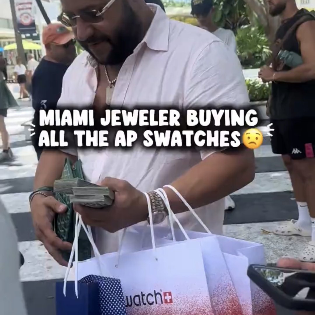 Miami Jeweler Goes Viral Buying Up Every AP x Swatch Royal Pop