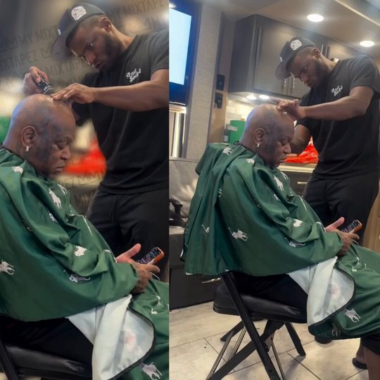 Birdman goes viral after being seen getting a haircut
