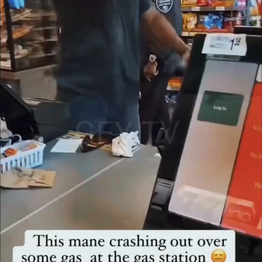 Man Crashes Out at Gas Station in Heated Dispute Over Fuel
