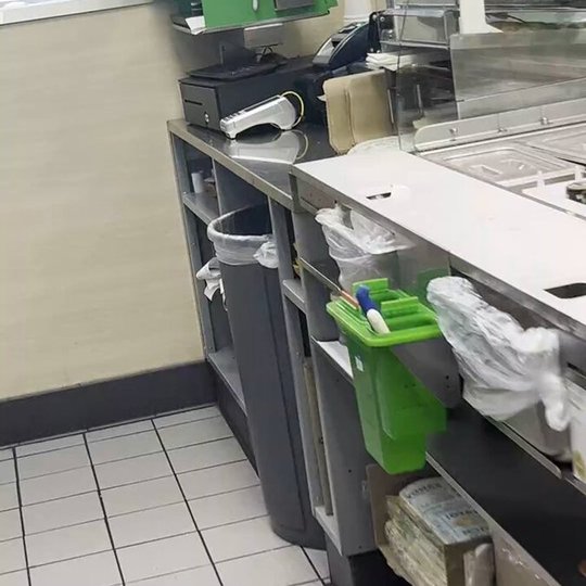Unexpected Car Crash: Vehicle Entered Local Fast-Food Joint