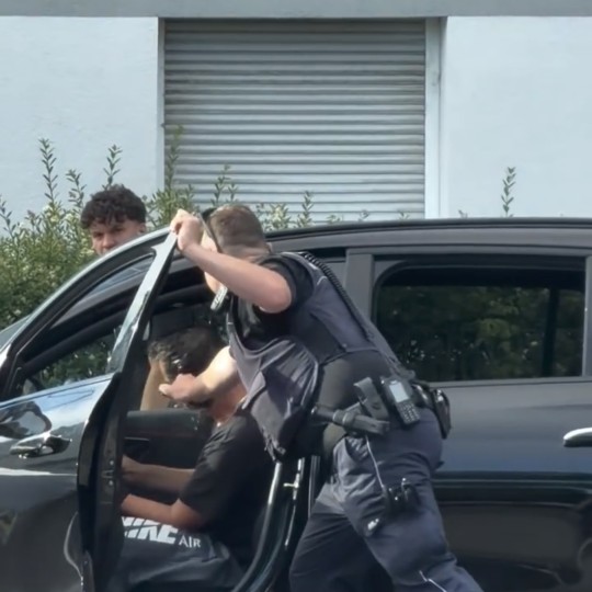 Police Officer Pepper Sprays Driver Before Dramatic Getaway
