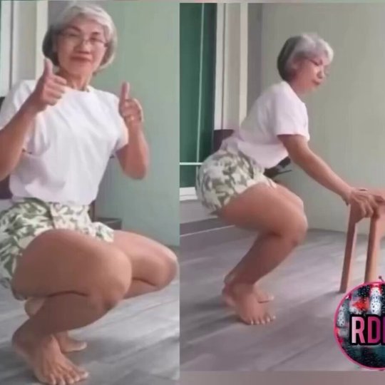 Old athletic grandmother goes viral after showing off her ‘good knees.’